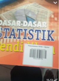 Image of Statistik Manajemen Pendidikan