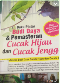 Image of Buku Pintar Budidaya dan Pemasteran Cucak Hijau